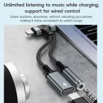 4 in 1 8 Pin / Type-C to Type-C, 3.5mm Audio Adapter Cable - Image 5