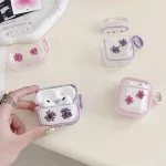Glitter Snowflake Epoxy Dried Flowers Earbuds Box TPU Case, For AirPods Pro 2, For AirPods 3 - Image 6