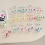 Glitter Snowflake Epoxy Dried Flowers Earbuds Box TPU Case, For AirPods Pro 2, For AirPods 3 - Image 7