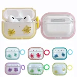 Glitter Snowflake Epoxy Dried Flowers Earbuds Box TPU Case, For AirPods Pro 2, For AirPods 3 - Image 8