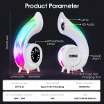 G69 Abyss Light RGB Colorful Desktop Bluetooth Speaker, G69 - Image 13