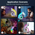 G69 Abyss Light RGB Colorful Desktop Bluetooth Speaker, G69 - Image 14