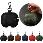 Business Leather Bluetooth Earphone Protective Case with Hook, For Samsung Galaxy Buds 3 - Image 2