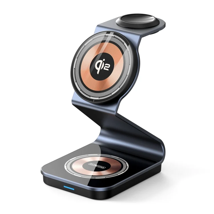 DUZZONA W21 Qi2 15W 3 in 1 Magnetic Wireless Charger Stand, W21