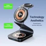 DUZZONA W21 Qi2 15W 3 in 1 Magnetic Wireless Charger Stand, W21 - Image 9