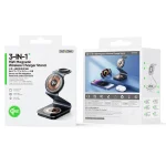 DUZZONA W21 Qi2 15W 3 in 1 Magnetic Wireless Charger Stand, W21 - Image 10