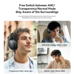 JOYROOM JR-JH1 Hybrid ANC Bluetooth Wireless Headphones Headset, JR-JH1 - Image 4
