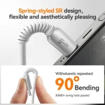 JOYROOM S-A51 Cutting-Edge Series 3A Fast Charging Data Cable, Length: 1.2m, USB-A to Type-C Cable, USB-A to 8 Pin Cable, Type-C to Type-C Cable, Type-C to 8 Pin Cable - Image 2