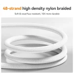 JOYROOM S-A51 Cutting-Edge Series 3A Fast Charging Data Cable, Length: 1.2m, USB-A to Type-C Cable, USB-A to 8 Pin Cable, Type-C to Type-C Cable, Type-C to 8 Pin Cable - Image 4