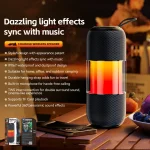 WK Beluga D12 Warrior Outdoor Waterproof Portable Bluetooth Speaker, D12 (Black) - Image 2