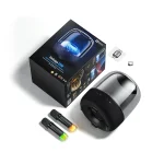 WK Beluga D16 Smart Island Desktop Bluetooth Speaker with Dual Microphones, D16 (Black) - Image 3