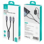 USAMS SJ740 1.2m 72W 2 in 1 Type-C Fast Charging Cable, SJ740 - Image 6