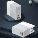 LDNIO A2620C PD3.0 65W USB Power Adapter Travel Charger with Type-C to Type-C Cable, EU Plug, US Plug, UK Plug - Image 2