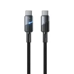 WK WDC-38 Intelligent Power-off 1m PD65W Type-C to Type-C Fast Charging Data Cable, WDC-38