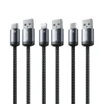 WK WDC-32m Raython Gen2 1m 3A USB to Micro USB Fast Charging Data Cable, WDC-32m - Image 2