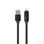 WK WDC-27i Elastic Genuine Silicone 1m 12W USB to 8 Pin Fast Charging Data Cable, WDC-27i