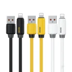 WK WDC-27i Elastic Genuine Silicone 1m 12W USB to 8 Pin Fast Charging Data Cable, WDC-27i - Image 2