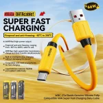 WK WDC-27a Elastic Genuine Silicone 1m 66W USB to Type-C Fast Charging Data Cable, WDC-27a - Image 4