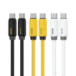 WK WDC-28 Elastic Genuine Silicone 1m PD65W Type-C to Type-C Fast Charging Data Cable, WDC-28 - Image 2