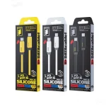 WK WDC-28 Elastic Genuine Silicone 1m PD65W Type-C to Type-C Fast Charging Data Cable, WDC-28 - Image 3