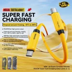 WK WDC-28 Elastic Genuine Silicone 1m PD65W Type-C to Type-C Fast Charging Data Cable, WDC-28 - Image 4