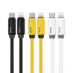 WK WDC-29 Elastic Genuine Silicone 1m PD30W Type-C to 8 Pin Fast Charging Data Cable, WDC-29 - Image 2