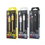 WK WDC-29 Elastic Genuine Silicone 1m PD30W Type-C to 8 Pin Fast Charging Data Cable, WDC-29 - Image 3