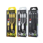 WK WDC-30 Elastic Silicone 1.2m 66W USB to 8 Pin / Type-C / Micro USB Fast Charging Data Cable, WDC-30 - Image 3