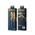 WK WDC-25 1.2m 65W USB / Type-C to Type-C / 8 Pin Converible Fast Charging Data Cable, WDC-25 - Image 3