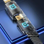 WK WDC-25 1.2m 65W USB / Type-C to Type-C / 8 Pin Converible Fast Charging Data Cable, WDC-25 - Image 5