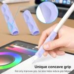 Universal Stylus Silicone Protective Grip Cover, For Apple Pencil & Huawei M-Pencil Series - Image 6