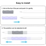 Universal Stylus Silicone Protective Grip Cover, For Apple Pencil & Huawei M-Pencil Series - Image 8