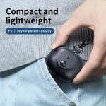 Business Leather Earphone Protective Case with Hook, For AirPods 4 - Image 6