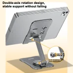 WEKOME WA-S104 Life Series Metal Foldable Rotating Desktop Holder - Image 4