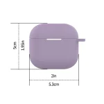 Silicone Earphone Protective Case with Hook, For AirPods 4 - Image 3