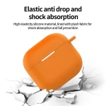 Silicone Earphone Protective Case with Hook, For AirPods 4 - Image 4