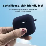 Silicone Earphone Protective Case with Hook, For AirPods 4 - Image 6