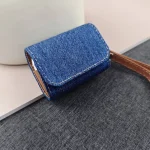 Cowboy Fabric Texture PU Headset Protective Bag, For AirPods 3, For AirPods Pro, For AirPods Pro 2 - Image 3