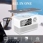 BT509 LED Bluetooth 5.3 Speaker Alarm Clock Music Display Radio - Image 4