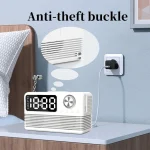 BT509 LED Bluetooth 5.3 Speaker Alarm Clock Music Display Radio - Image 5