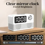 BT509 LED Bluetooth 5.3 Speaker Alarm Clock Music Display Radio - Image 6