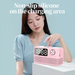 BT509 LED Bluetooth 5.3 Speaker Alarm Clock Music Display Radio - Image 8