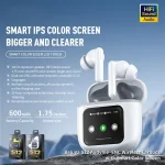 WEKOME Beluga S12 Audyhle ENC Noise Reduction Wireless Earphones with Smart Color Screen - Image 2