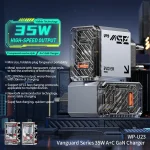 WK WP-U23 Pioneer Series 35W USB-C / Type-C, USB GaN Fast Charger, EU Plug, UK Plug - Image 9