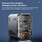 WK WP-U23 Pioneer Series 35W USB-C / Type-C, USB GaN Fast Charger, EU Plug, UK Plug - Image 4