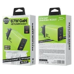 WK WP-U157 67W USB-C / Type-Cx2, USB GaN Fast Charger, EU Plug, UK Plug - Image 10