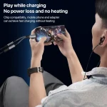 4 in 1 USB-C / Type-C, 8 Pin to 3.5mm, USB-C / Type-C Audio Adapter Cable, 4 in 1, 70mm - Image 7