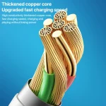 4 in 1 USB-C / Type-C, 8 Pin to 3.5mm, USB-C / Type-C Audio Adapter Cable, 4 in 1, 70mm - Image 8