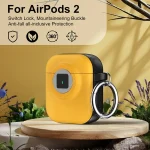 Camera Series PC + TPU Headset Shockproof Carbon Fibre Case, For AirPods 1 / 2 - Image 9