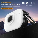 Camera Series PC + TPU Headset Shockproof Carbon Fibre Case, For AirPods 1 / 2 - Image 3